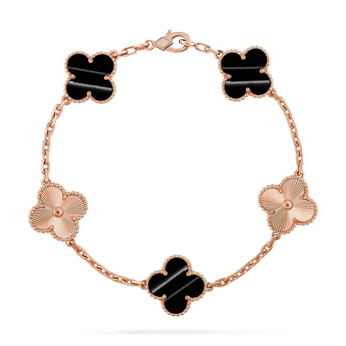 [Renovia Jewelry] CLOVER 5 MOTIF PULSAR STONE BRACELET COLLECTION