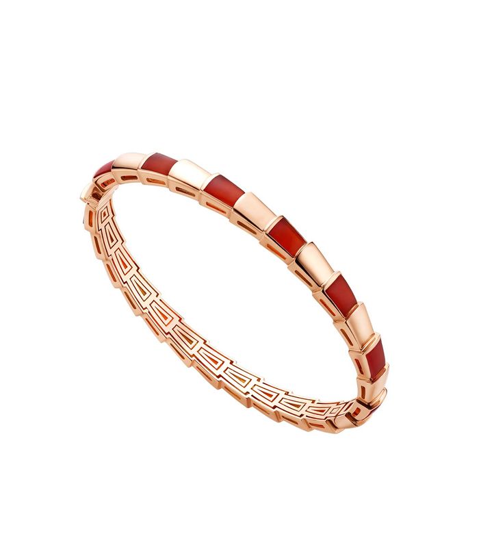 [Renovia Jewelry]SERPENTI BRACELET PINK GOLD RUBELLITE