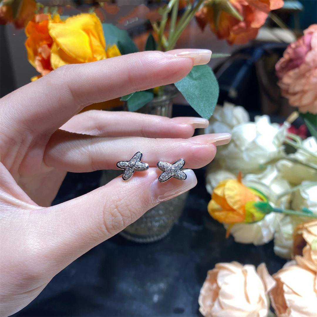 [Renovia Jewelry]JEUX DE SILVER DIAMOND EARRINGS
