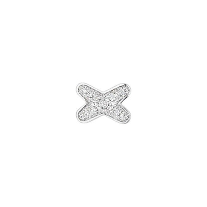 [Renovia Jewelry]JEUX DE SILVER DIAMOND EARRINGS