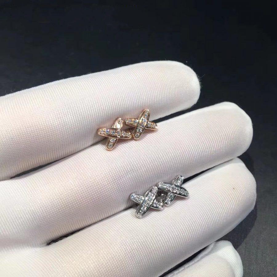 [Renovia Jewelry]JEUX DE DIAMOND EARRINGS