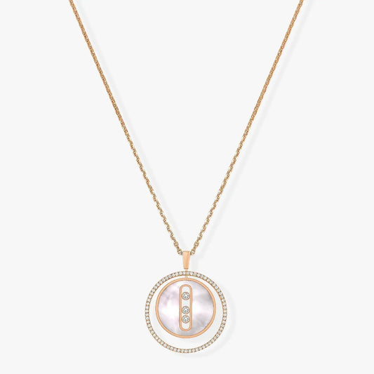 [Renovia Jewelry]LUCKY MOVE MM NACRE BLANCHE DIAMOND NECKLACE