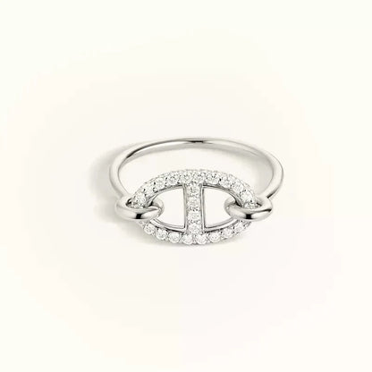 [Renovia Jewelry]RONDE SMALL SILVER DIAMOND RING