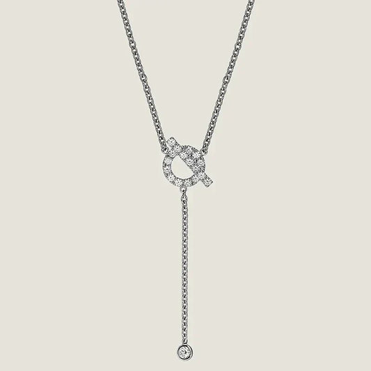 [Renovia Jewelry]FINESSE SILVER DIAMOND NECKLACE