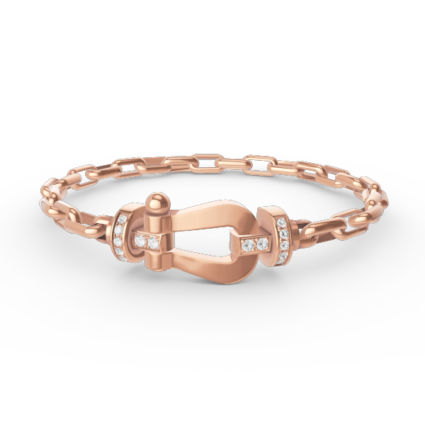 [Renovia Jewelry]FORCE LARGE HORSESHOE CLASP  METAL BRACELET