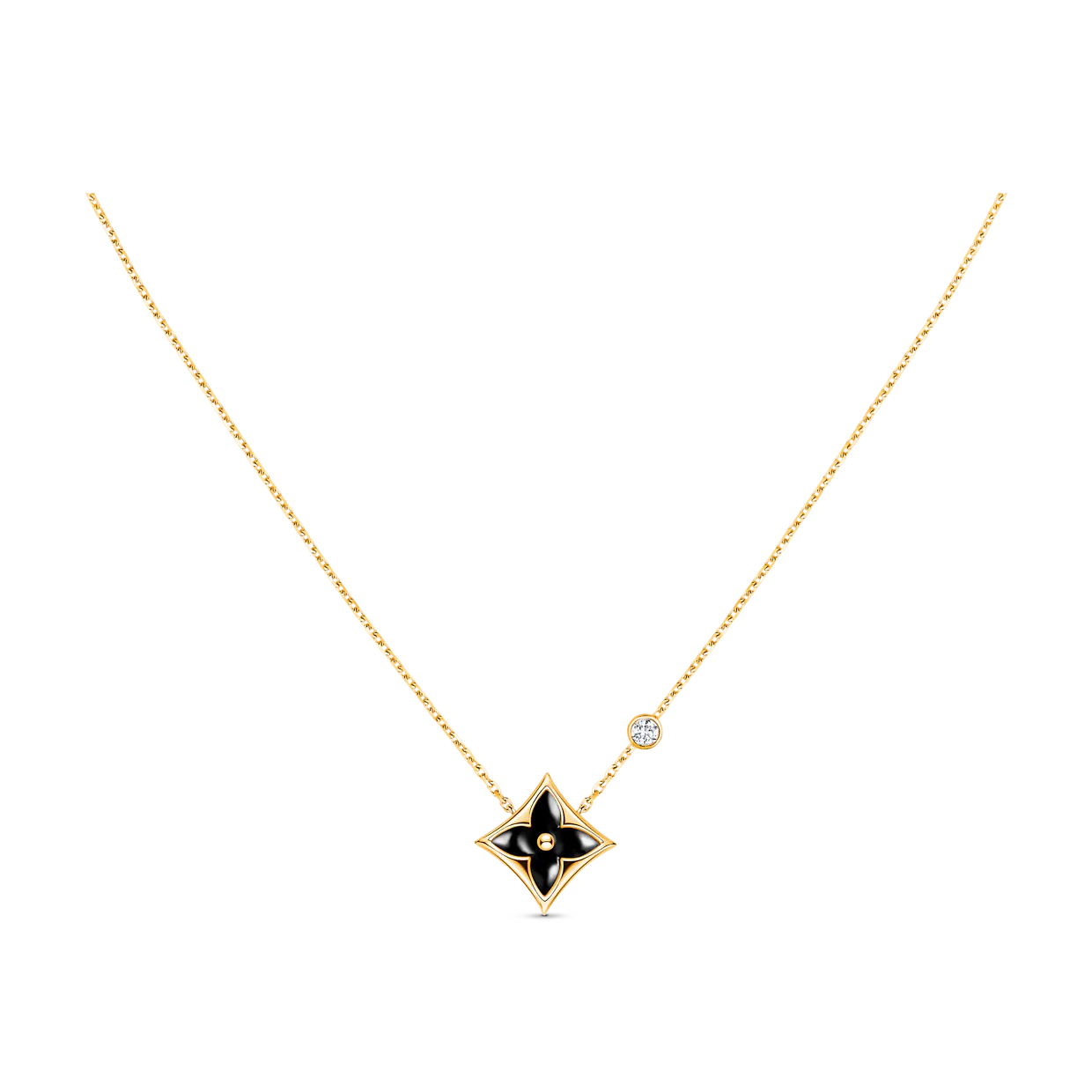 [Renovia Jewelry]STAR BLACK MOP NECKLACE