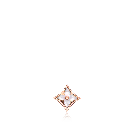 [Renovia Jewelry]STAR MOP PINK GOLD EARRINGS