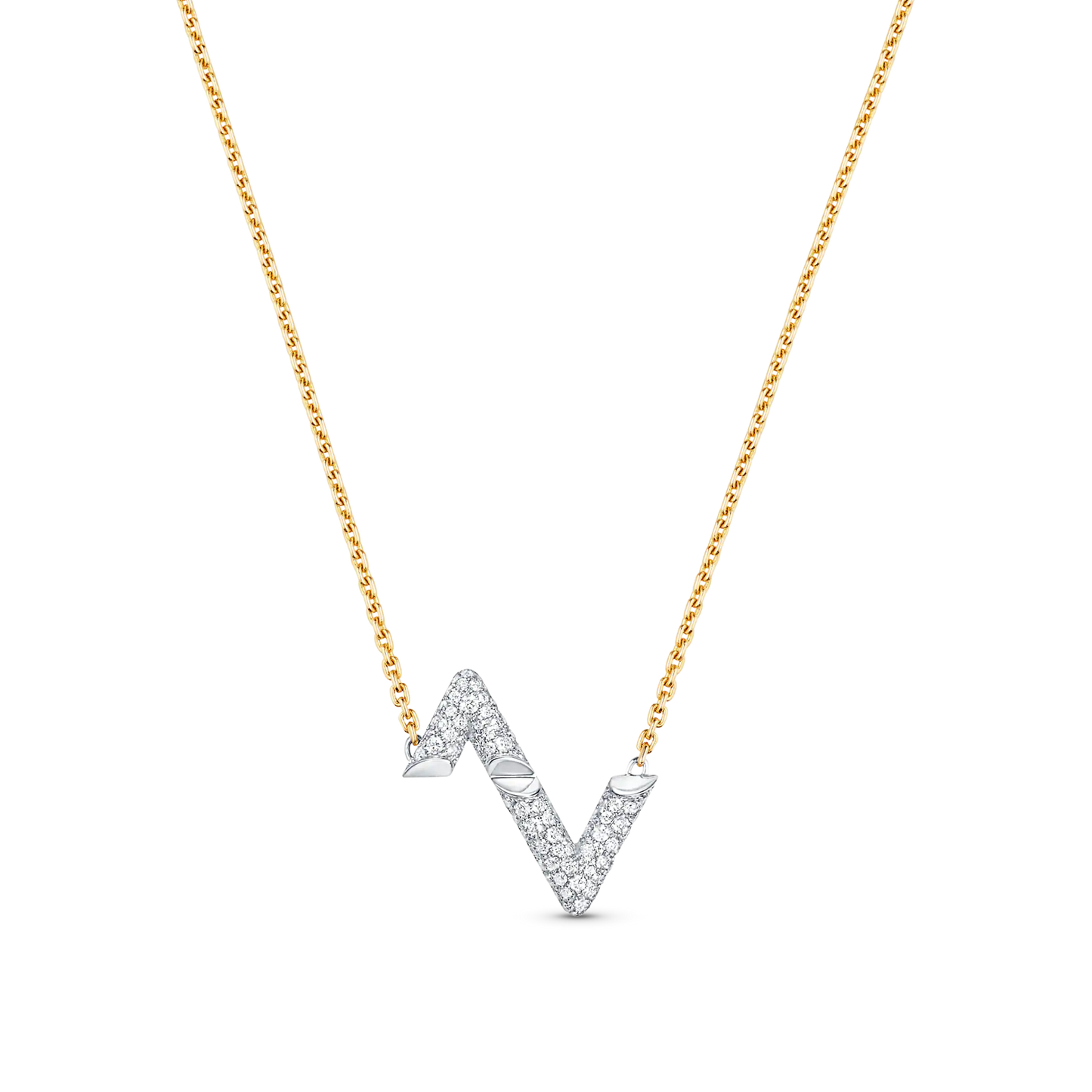 [Renovia Jewelry]VOLT SILVER DIAMOND PEDANT NECKLACE