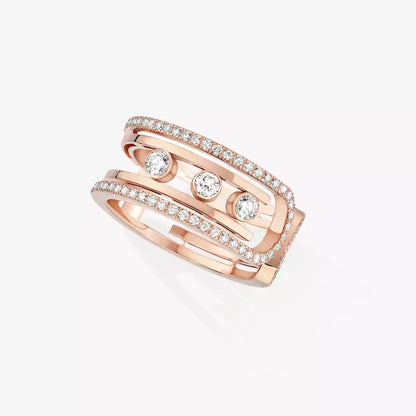 [Renovia Jewelry]Move 10th Diamond Ring in Gold