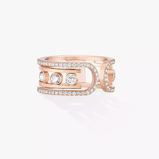 [Renovia Jewelry]Move 10th Diamond Ring in Gold