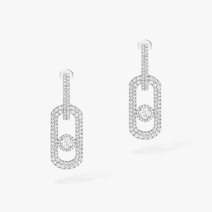 [Renovia Jewelry]So Move XL Pave_-Set Diamond Pendant Earrings