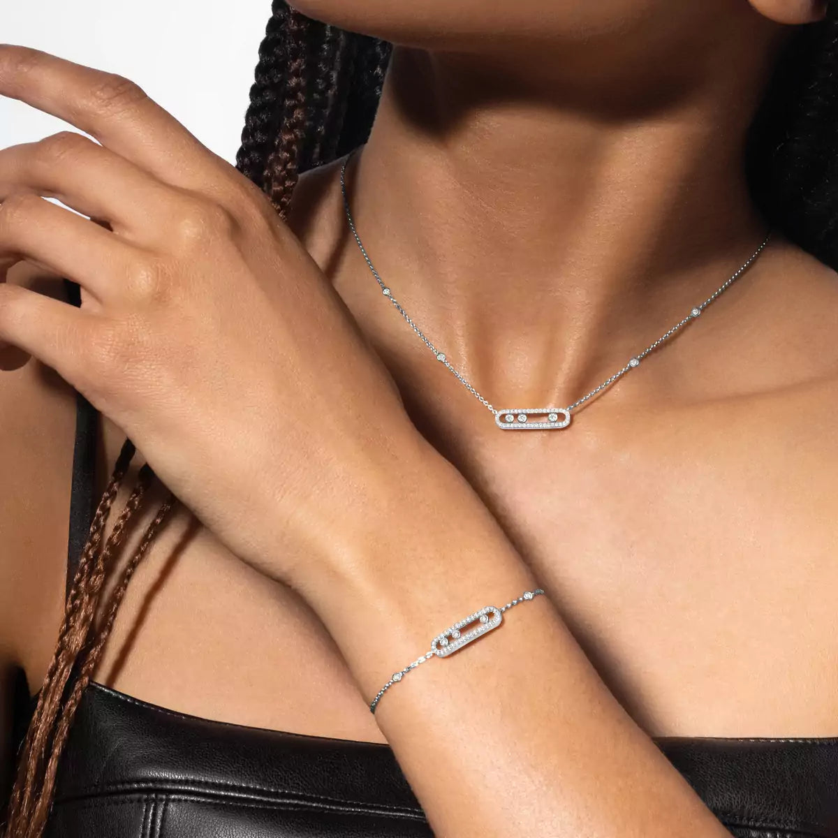 [Renovia Jewelry]Pavé Baby Move Diamond Bracelet
