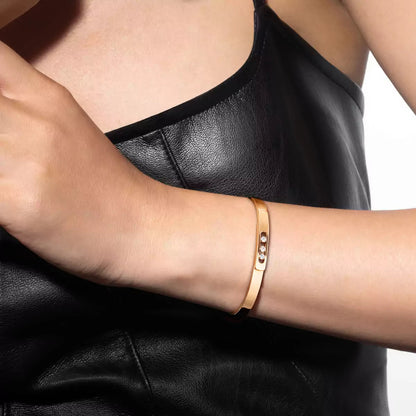 [Renovia Jewelry]Move Noa Diamond Bangle Bracelet