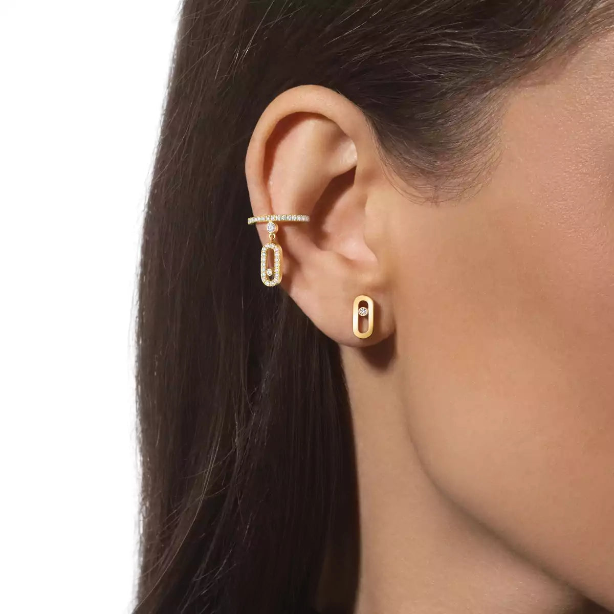 [Renovia Jewelry]Move Uno Diamond Stud Earrings