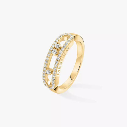 [Renovia Jewelry] Baby Move Gold Diamond Pave_ Ring