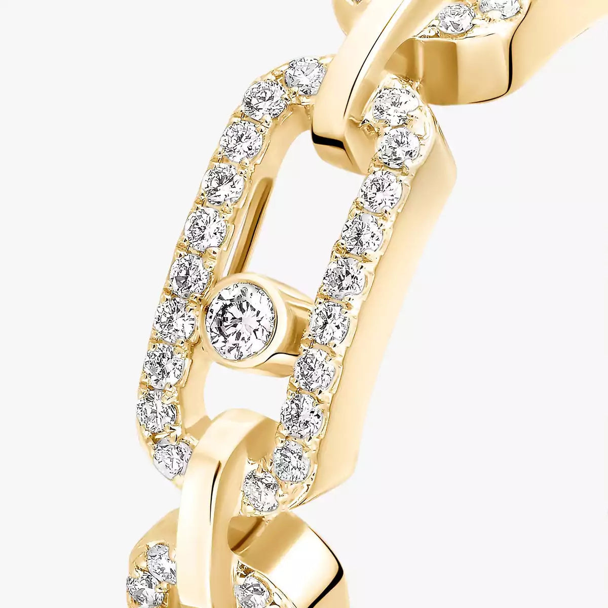 [Renovia Jewelry]Move Link Pave_-Set Diamond Ring