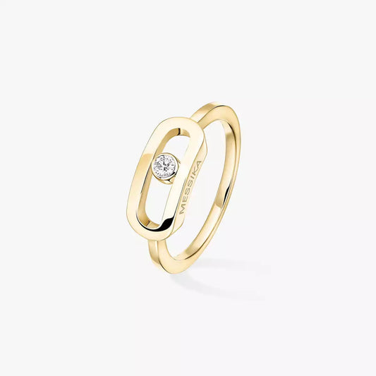 [Renovia Jewelry]Move Uno Diamond Ring in Gold