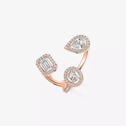 [Renovia Jewelry] Diamond Ring 0,25ct My Twin Trilogy