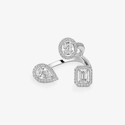 [Renovia Jewelry] Diamond Ring 0,25ct My Twin Trilogy