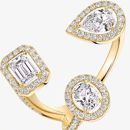 [Renovia Jewelry] Diamond Ring 0,25ct My Twin Trilogy