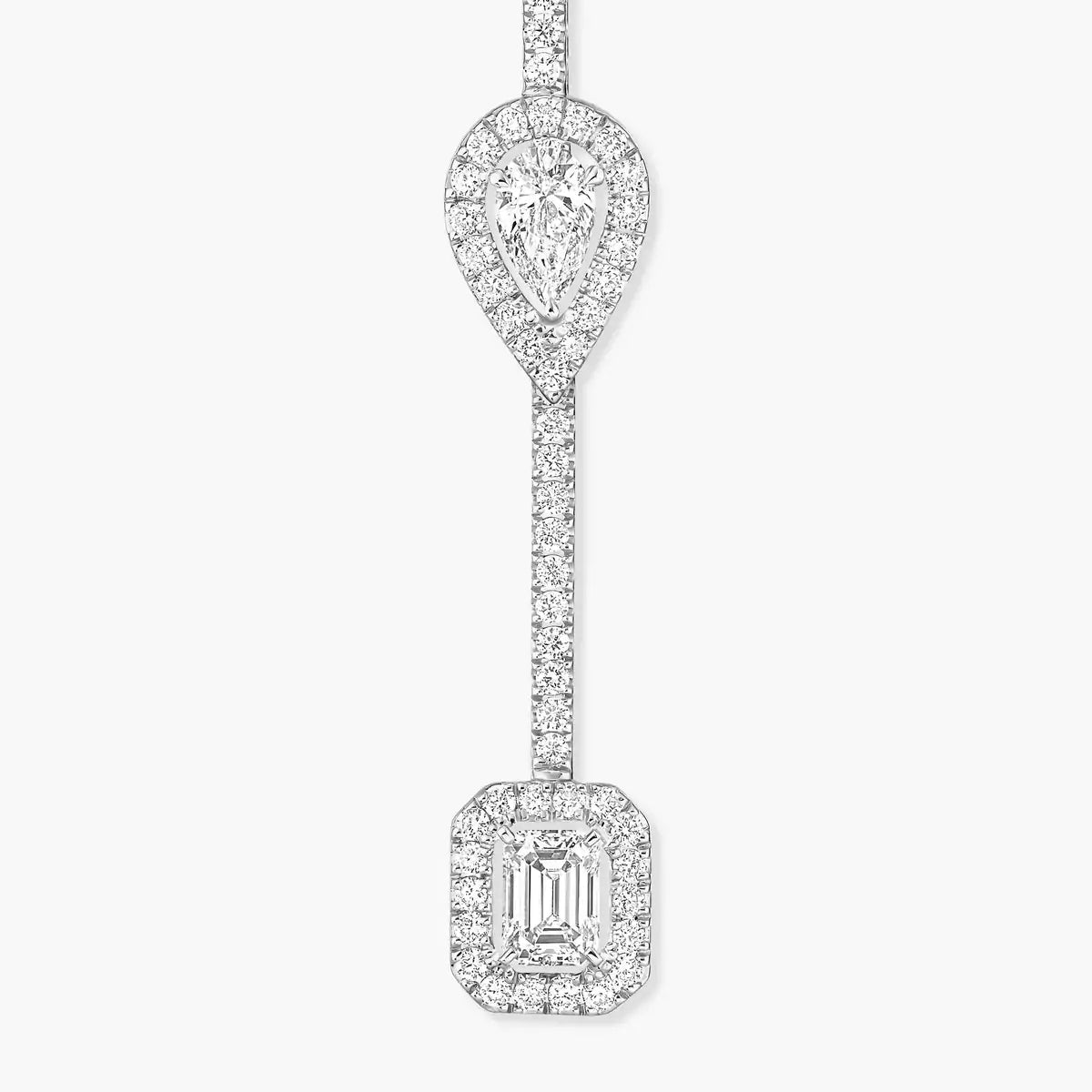 [Renovia Jewelry]Diamond Drop Earrings My Twin