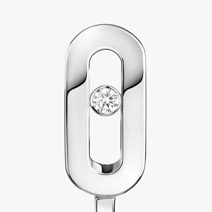 [Renovia Jewelry]Diamond Mini Hoop Earrings Move Classique