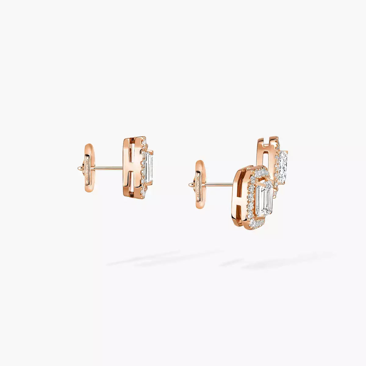 [Renovia Jewelry]Diamond Earrings 0,10ct My Twin 1+2