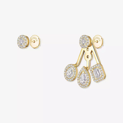 [Renovia Jewelry] My Twin Trio  Diamond Earrings