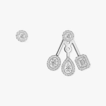 [Renovia Jewelry] My Twin Trio  Diamond Earrings