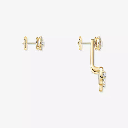 [Renovia Jewelry] My Twin Trio  Diamond Earrings