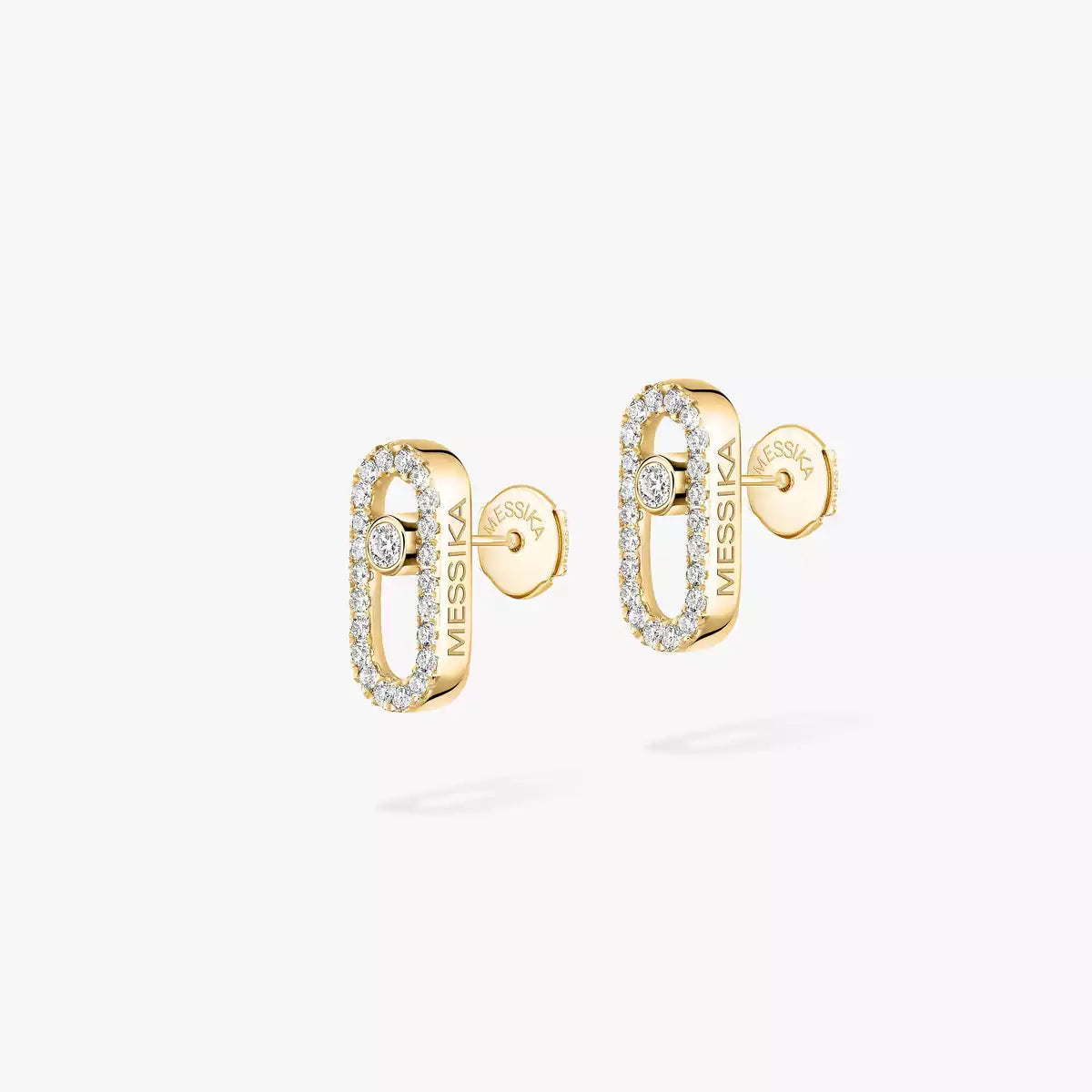 [Renovia Jewelry]Move Uno Diamond Earrings