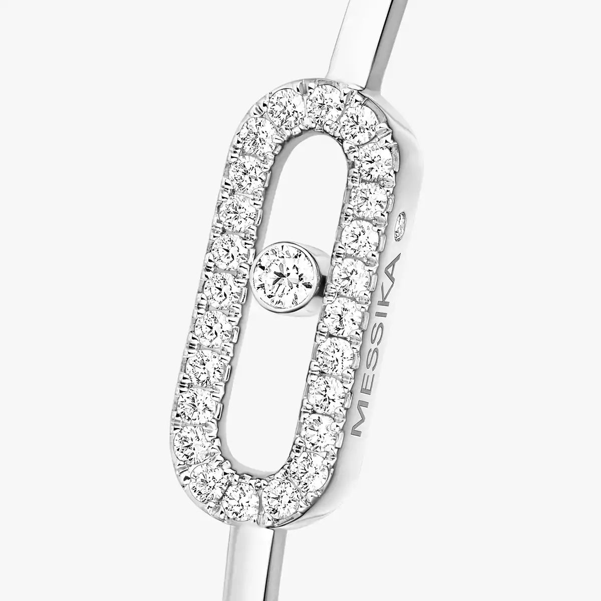 [Renovia Jewelry]Move Uno pavé flex bangle medium