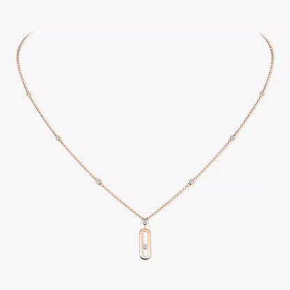 [Renovia Jewelry] Move Uno Gold Diamond Long Necklace