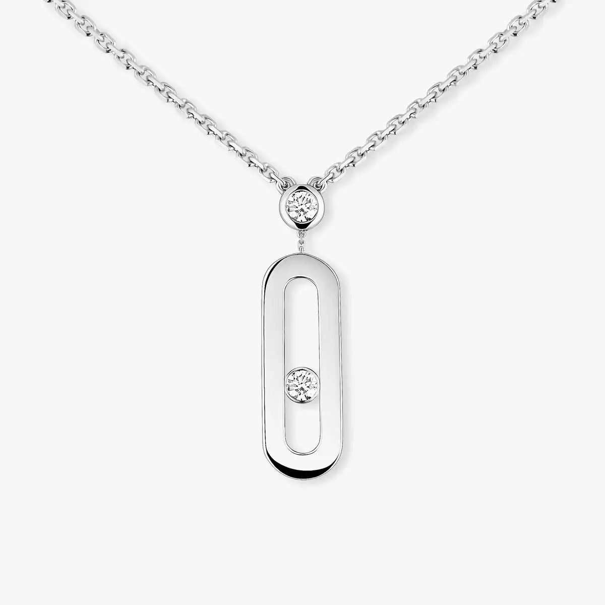 [Renovia Jewelry] Move Uno Gold Diamond Long Necklace