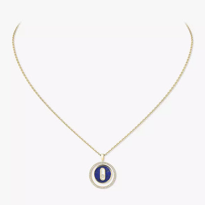 [Renovia Jewelry]Lucky Move Diamond Necklace in Rose Gold and White Mother-of-Pearl