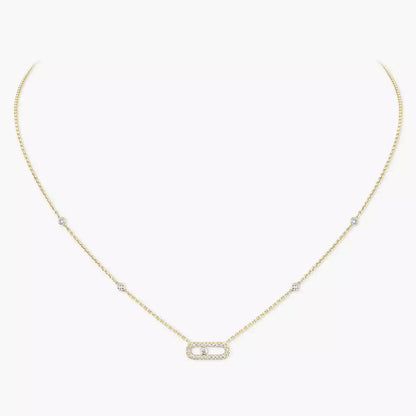 [Renovia Jewelry]Diamond Necklace Move Uno