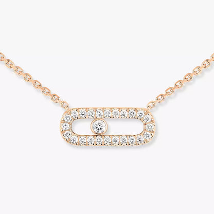 [Renovia Jewelry]Diamond Necklace Move Uno