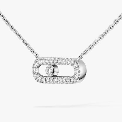 [Renovia Jewelry]Diamond Necklace Move Uno