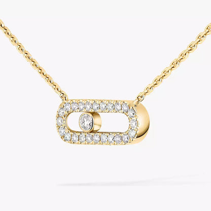 [Renovia Jewelry]Diamond Necklace Move Uno