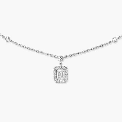 [Renovia Jewelry]My Twin Diamond Necklace in Silver