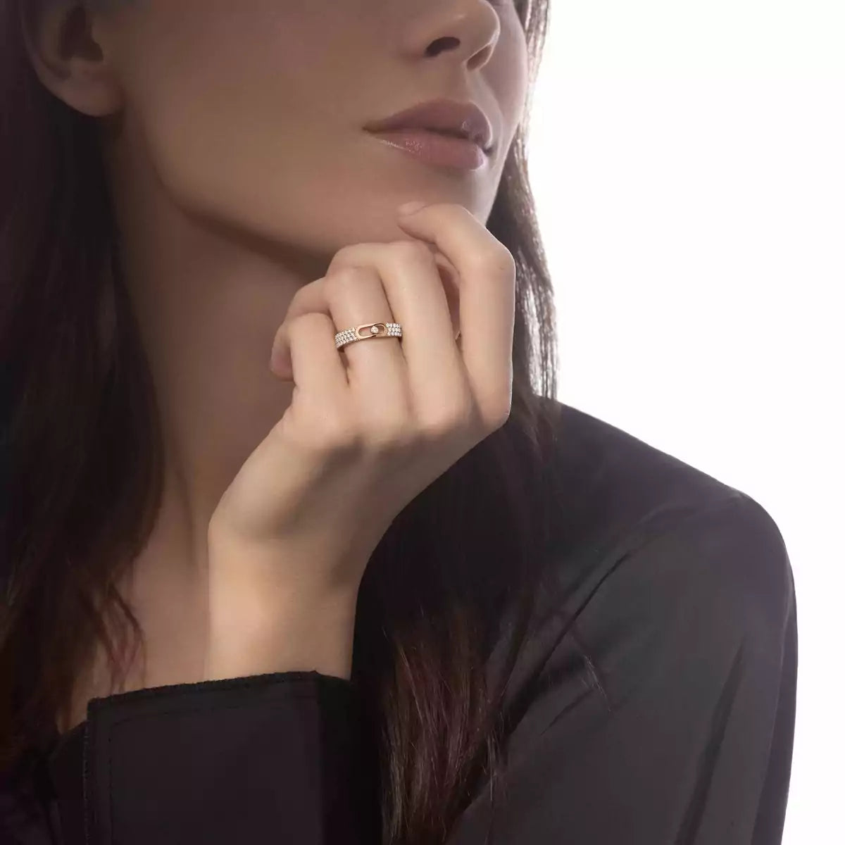 [Renovia Jewelry]Move Joaillerie Pave_ Diamond Wedding Ring