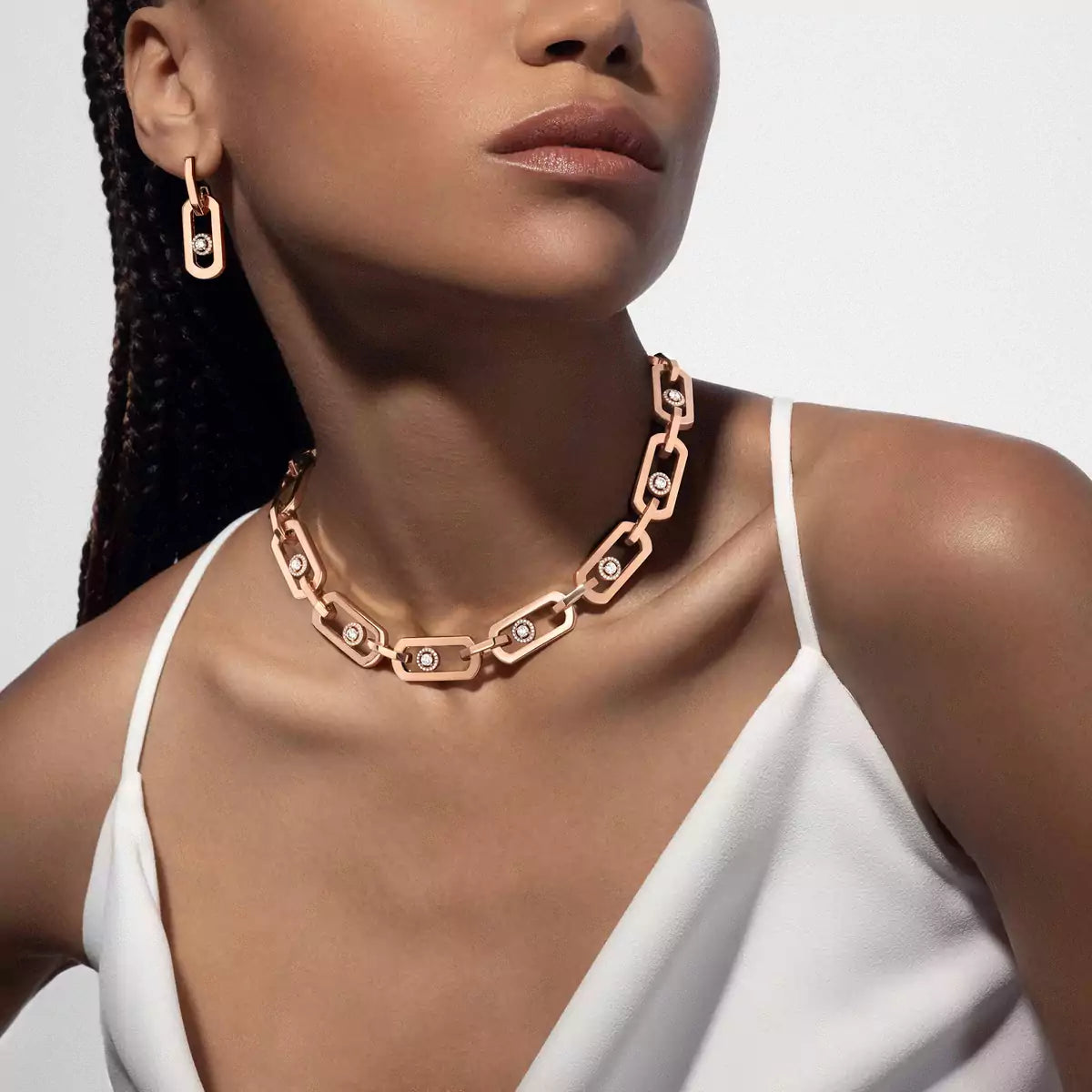 [Renovia Jewelry]So Move XL Diamond Pendant Earrings