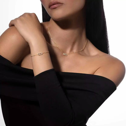 [Renovia Jewelry]Move Uno Diamond Bracelet
