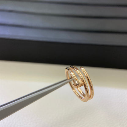 [Renovia Jewelry]SMOOTH THREE-BAND NAIL RING