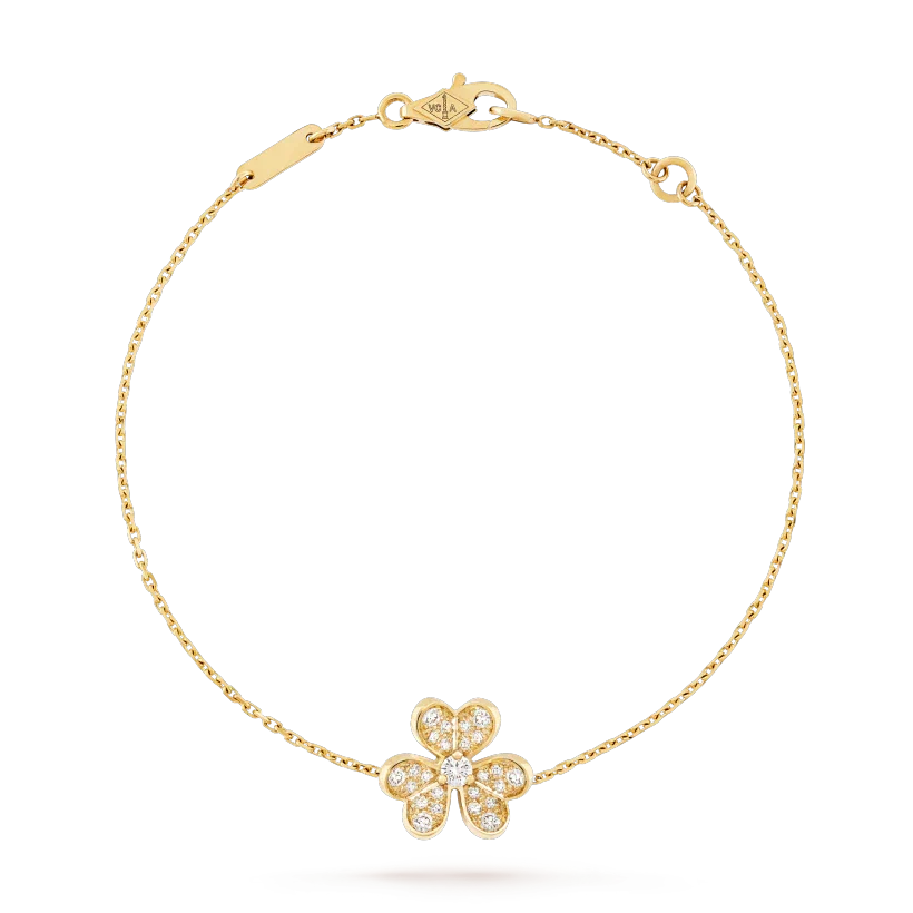 [Renovia Jewelry]FRIVOLE GOLD FLOWER DIAMOND BRACELET
