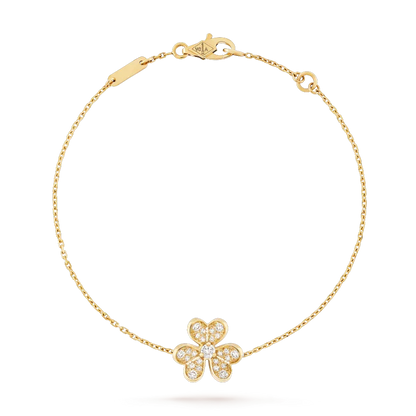 [Renovia Jewelry]FRIVOLE GOLD FLOWER DIAMOND BRACELET