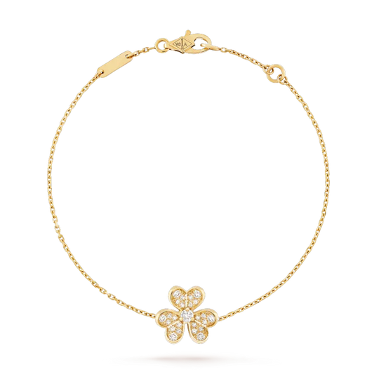 [Renovia Jewelry]FRIVOLE GOLD FLOWER DIAMOND BRACELET