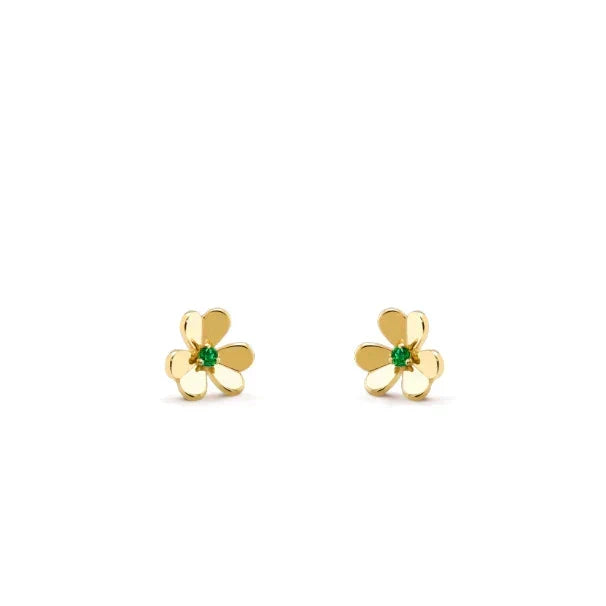 [Renovia Jewelry]FRIVOLE  FLOWER MALACHITE EARRINGS