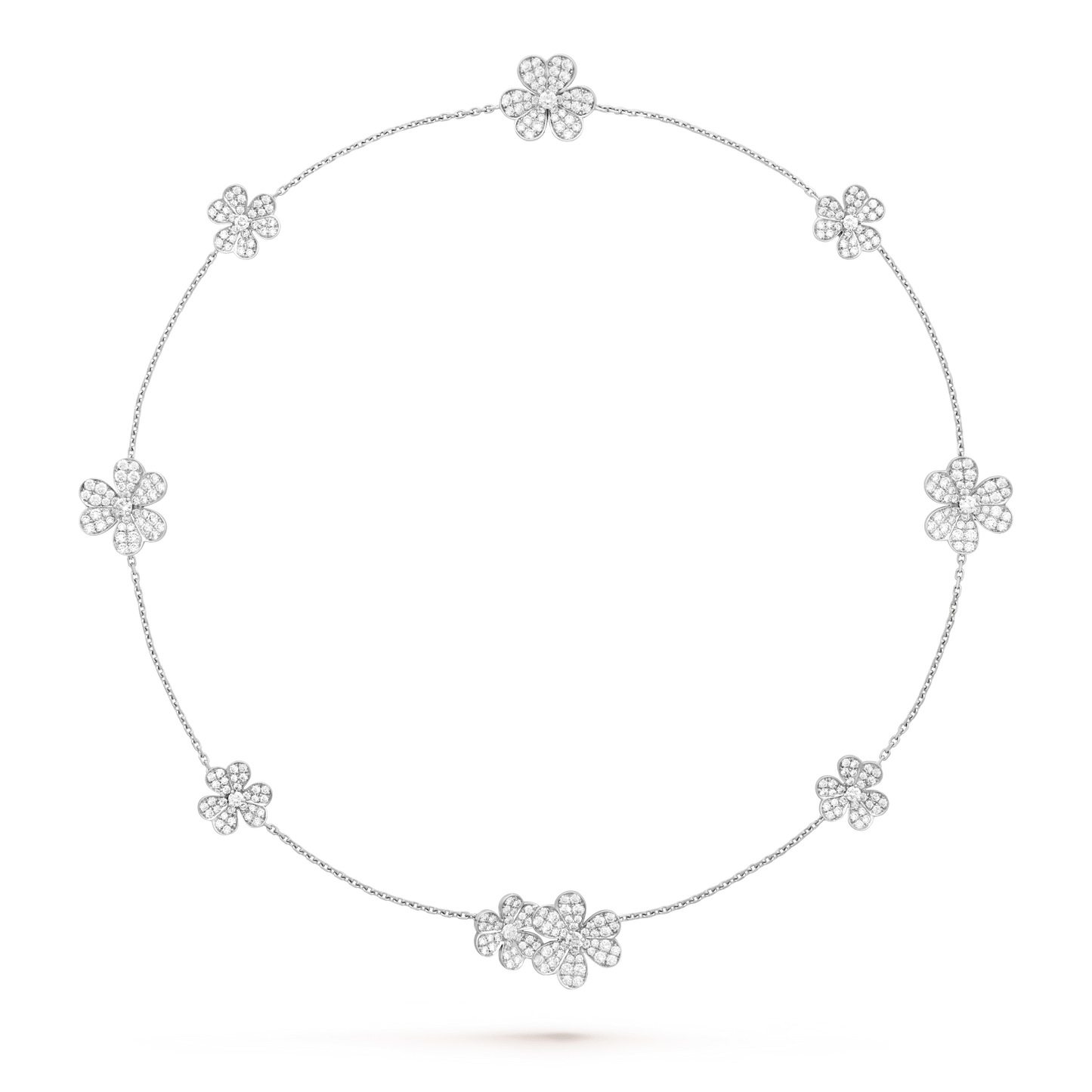 [Renovia Jewelry]FRIVOLE SILVER 9 FLOWERS NECKLACE