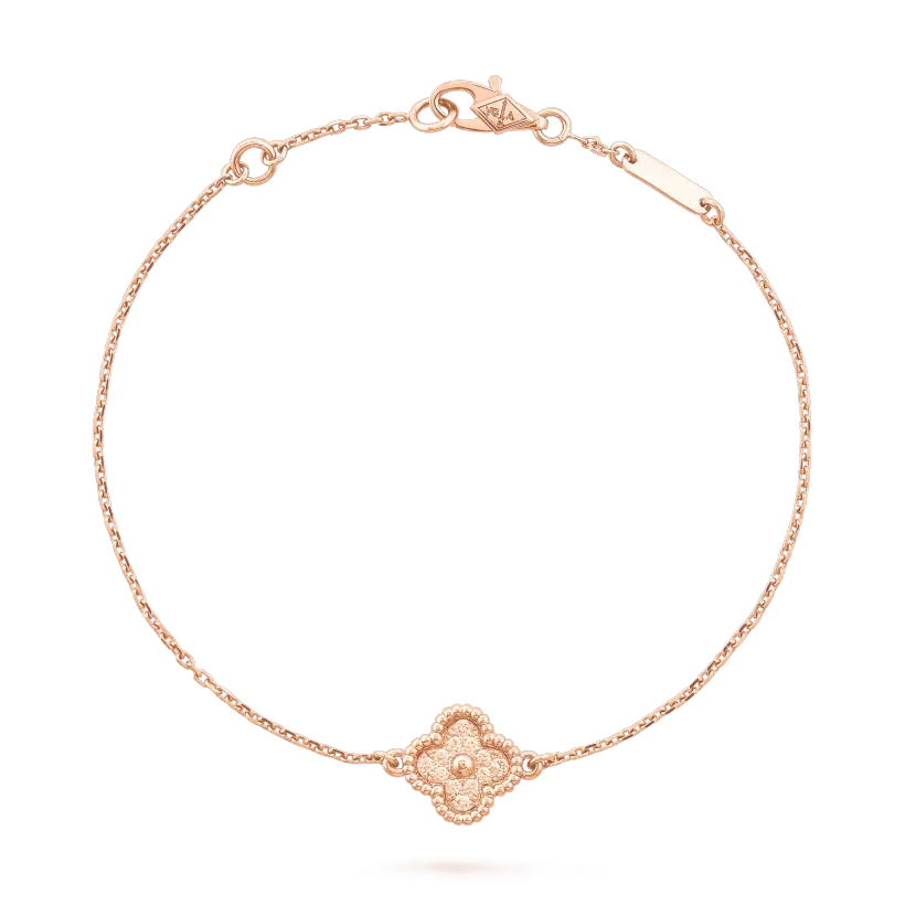 [Renovia Jewelry]CLOVER SINGLE FLOWER BRACELET